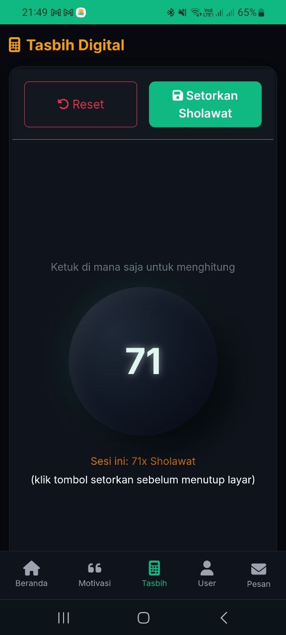 Tasbih Digital Camp Sholawat
